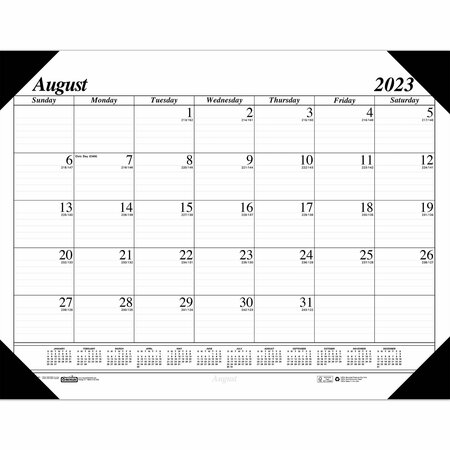 HOUSE OF DOOLITTLE Monthly Academic Desk Calendar, 17 Months (Aug-Dec), 22" x 17" 128-02